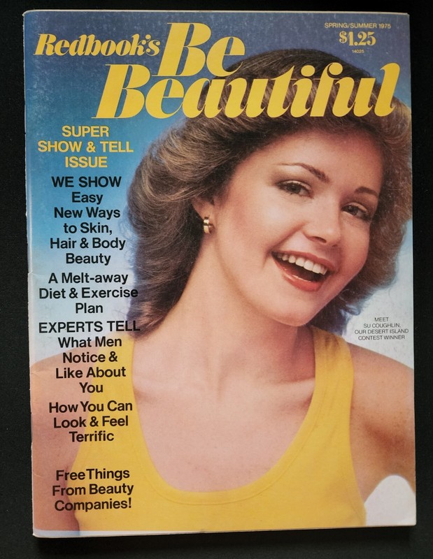 Redbook’s Be Beautiful Magazine – Spring Summer 1975 – Su Coughlin cover-114 pgs