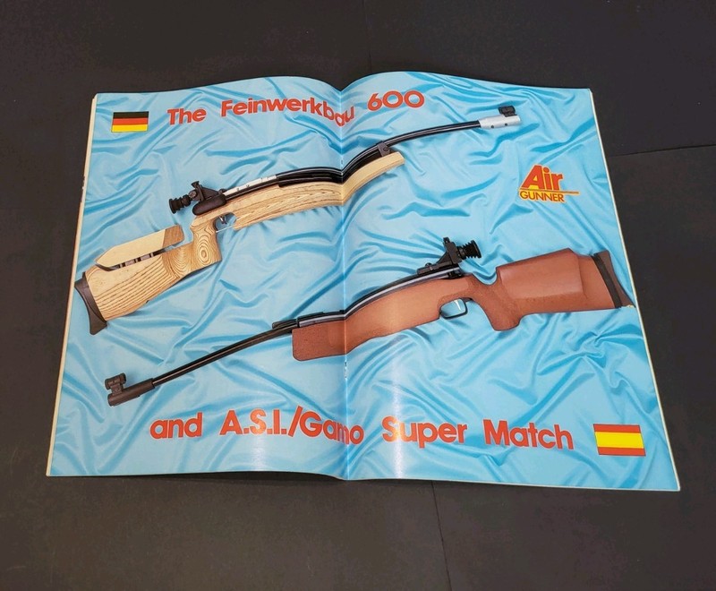 1986 Vintage Air Gunner Gun Magazine Centerfold Poster Airgun Brittish European gallery