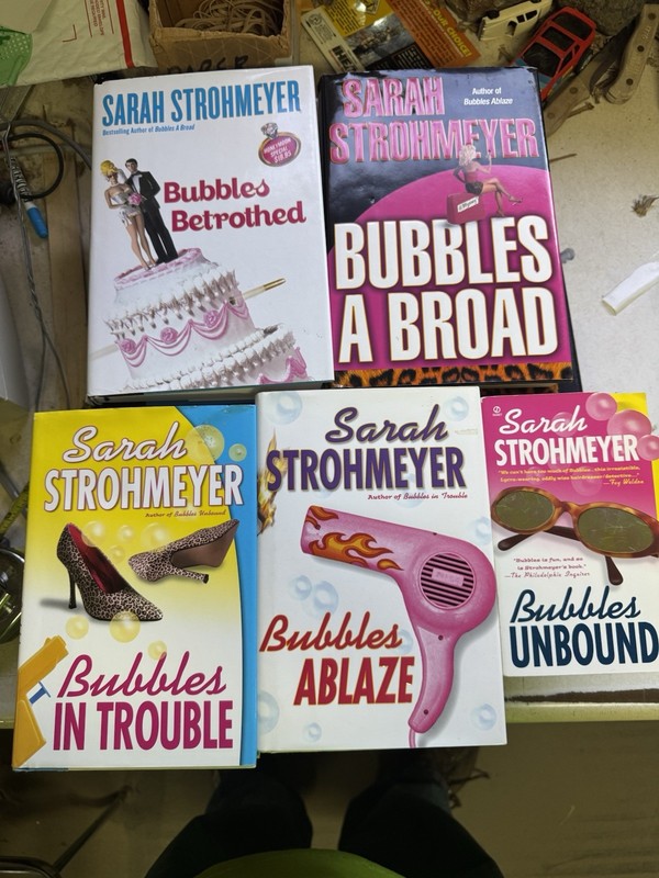 Sarah Strohmeyer Bubbles Book Lot Of 5 4 In Hardcover