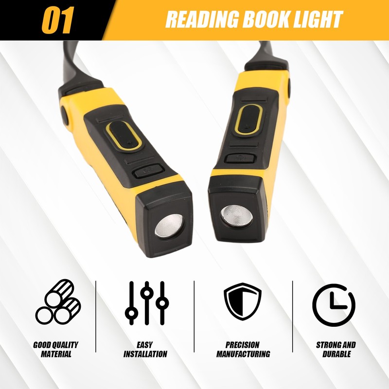 Rechargeable USB Reading Lamp Neck Book Light, 2 Brightness Levels,1475 gallery