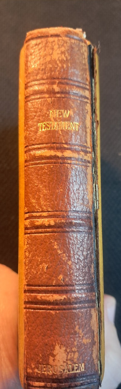 VTG Miniature New Testament Oxford University Press, Oliver Wood?? cvrs AS IS gallery