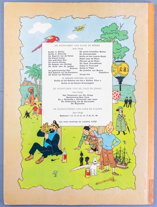 Kuifje En Het Zwarte Goud 1968 Early Dutch Paperback Edition Casterman Tintin gallery