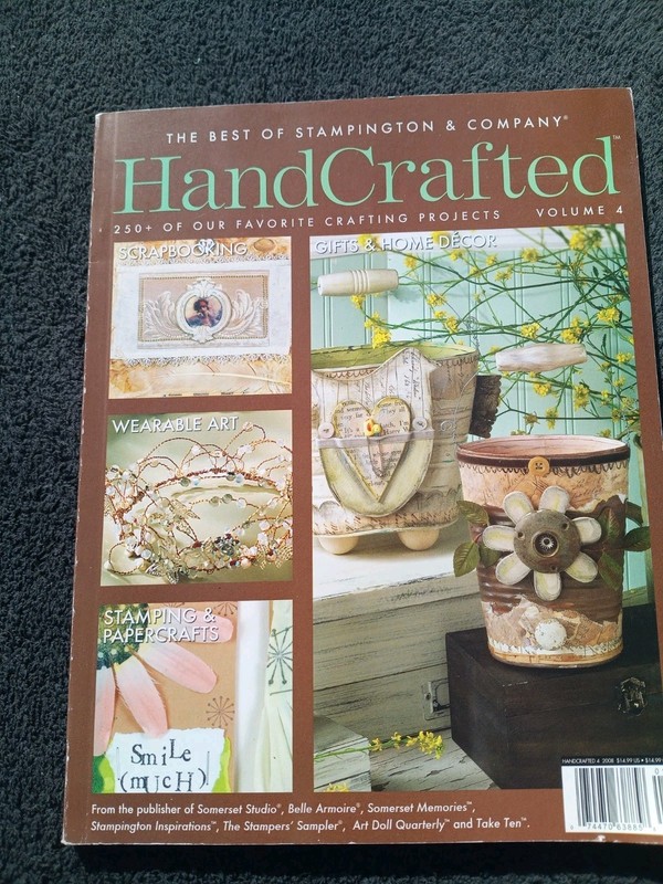 HandCrafted Magazine Volume 4 The Best of Stampington & Company VG Cnd