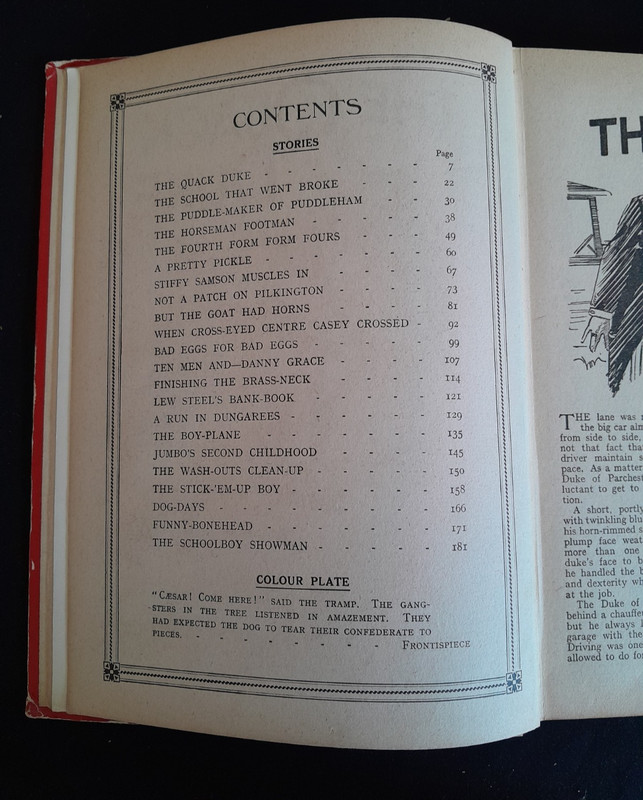 The Fun Book for Boys - D C Thomson 1930's Illustrated Size A4 gallery