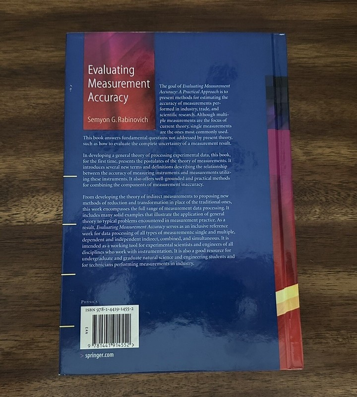 Evaluating Measurement Accuracy : A Practical Approach (2009, Hardcover) gallery
