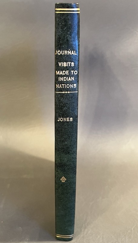 REV. DAVID JONES JOURNAL OF TWO VISITS MADE TO NATIONS OF INDIANS 1865 RARE gallery