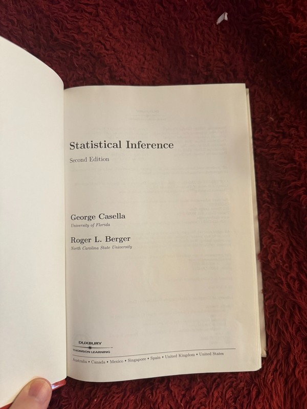 Statistical Inference by Roger Berger and George Casella (2001, Hardcover) gallery