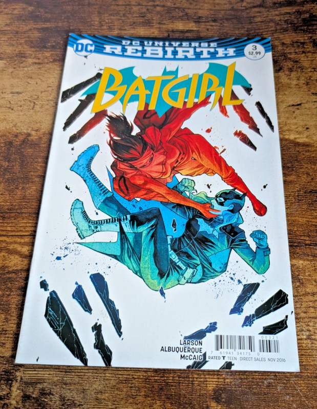 Batgirl #3 DC Universe Rebirth (DC, 2016) Francis Manapul Variant Cover