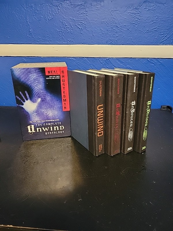 Neal Shusterman The Complete Unwind Dystology 4 Book Box Set Flash Sale