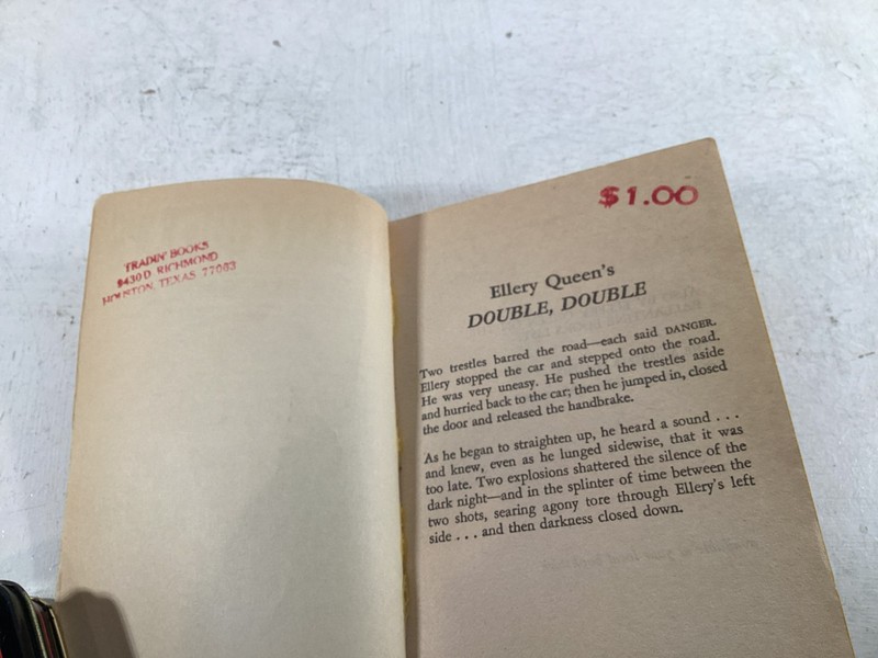 Lot of 4 Vintage Ellery Queen Ballantine Mystery Paperbacks 1970's gallery