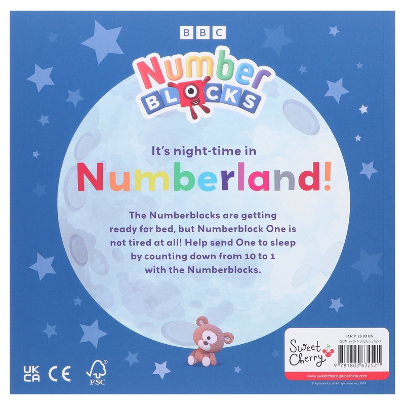 Numberblocks Countdown to Bed Storybook by Sweet Cherry Publishing - Ages 3-6 gallery