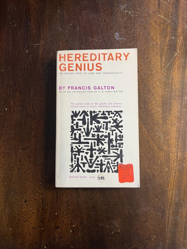Hereditary Genius : An Inquiry into Its Laws and Consequences by Francis Galton