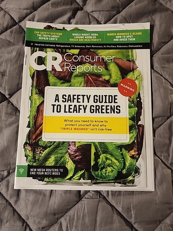 Consumer Reports Magazines- Lot Of 4 - Nov 21, Feb 20, March 20, Dec 21 gallery