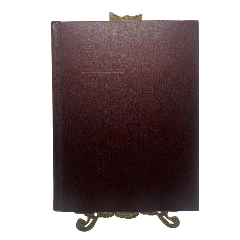 1977 Medical And Health Annual Encyclopaedia Britannica Hardcover Maroon Vintage