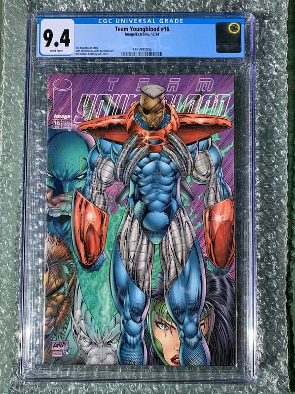Team Youngblood #16 Image / Extreme 1994 – New CGC 9.4 White Pages Liefeld Cover