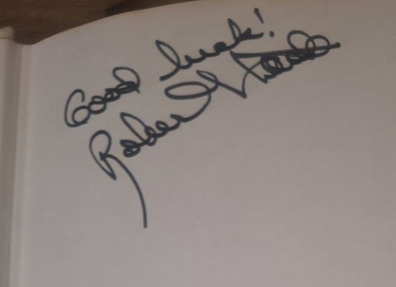 Straight Shooting by Robert Stack Signed Twice by Actor Of Unsolved Mysteries gallery