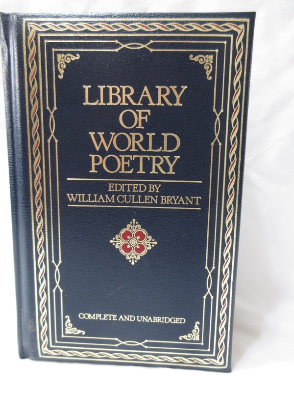 Library of World Poetry, Chatham River Press, Gilt pages, 1984 Reprint,Ex-Librar