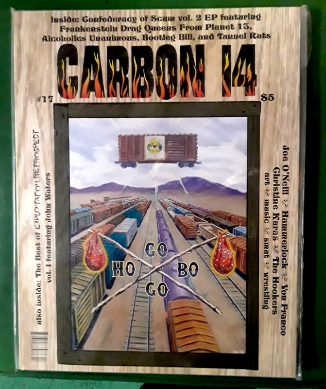 Carbon 14 Magazine Issue # 17 in polybag with 7″ extended play record