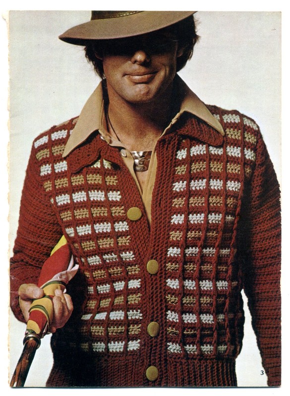 Vtg Coats & Clark Book #228 «HIS» Sweater Pattern Booklet – No Front Cover