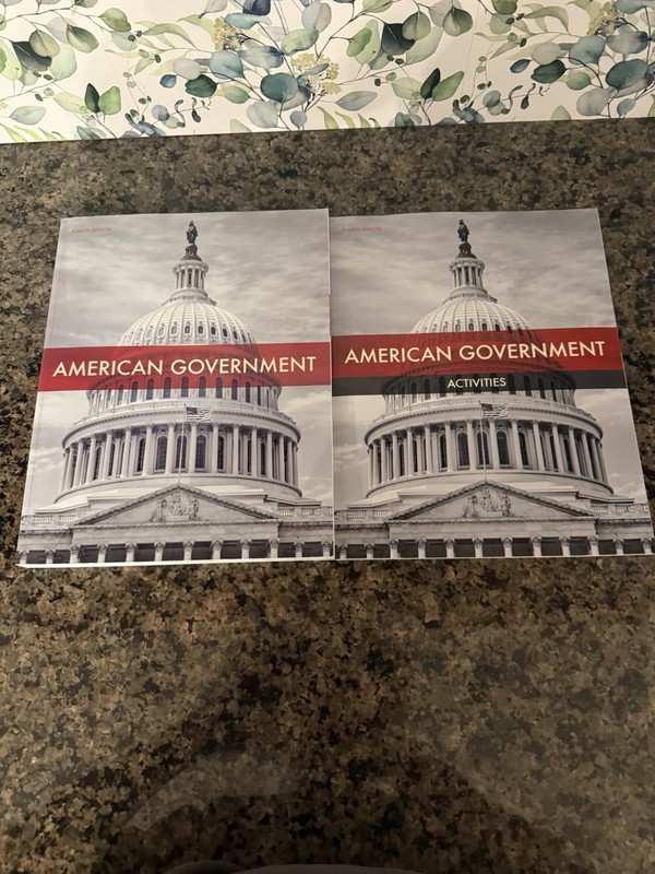 American Government BJU Press(4th Edition) TEXTBOOK + Student Activity Book