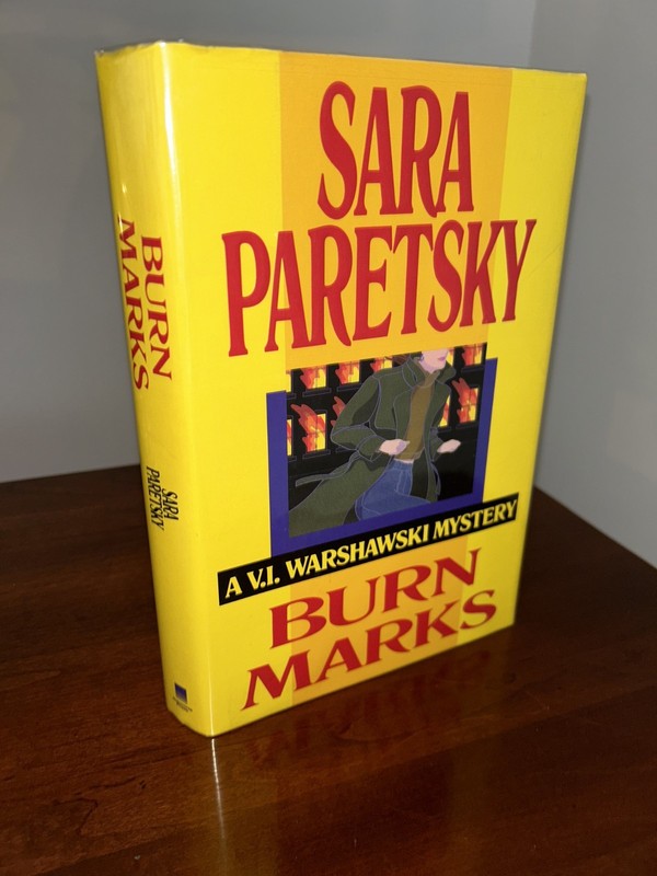 Burn Marks : A V.I. Warshawski Mystery by Sara Paretsky HC/DJ 1st/1st SIGNED