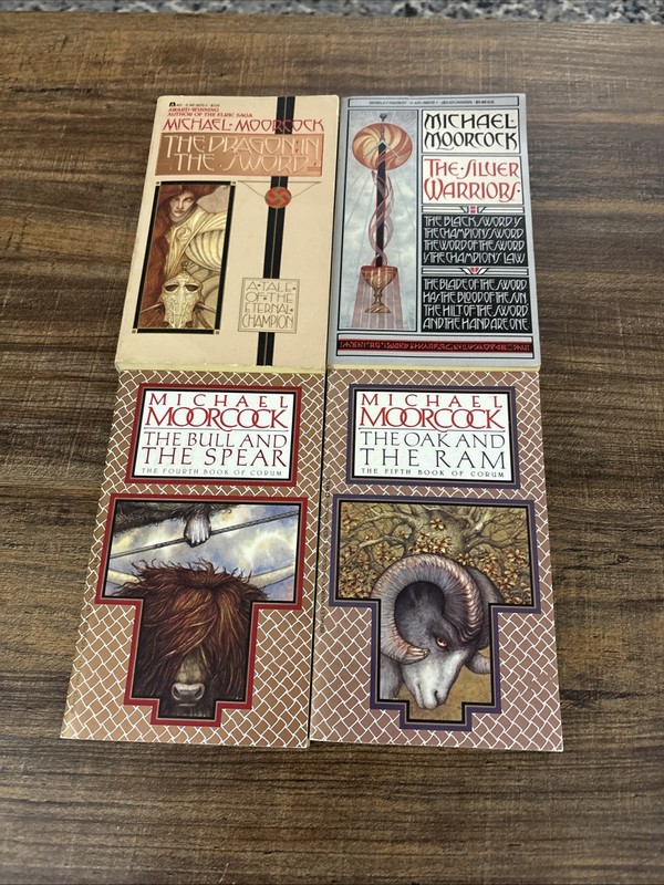 Michael Moorcock Lot Of 8 Books 3 Hard 5 Paperback - Dragon In The Sword ++ More gallery