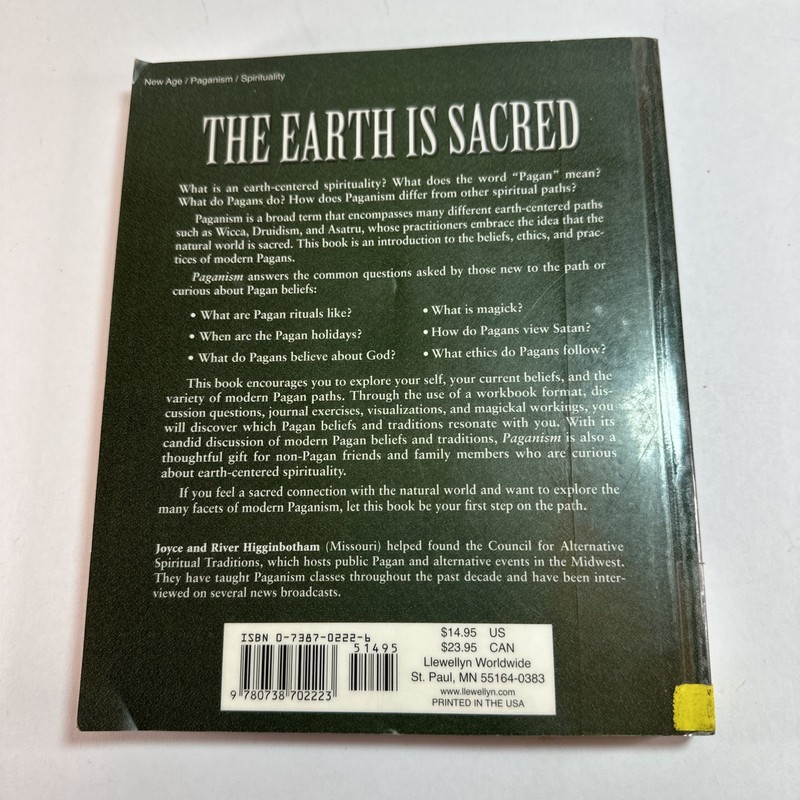 Paganism: An Introduction to Earth-Centered Religions by Joyce Higginbotham 2002 gallery