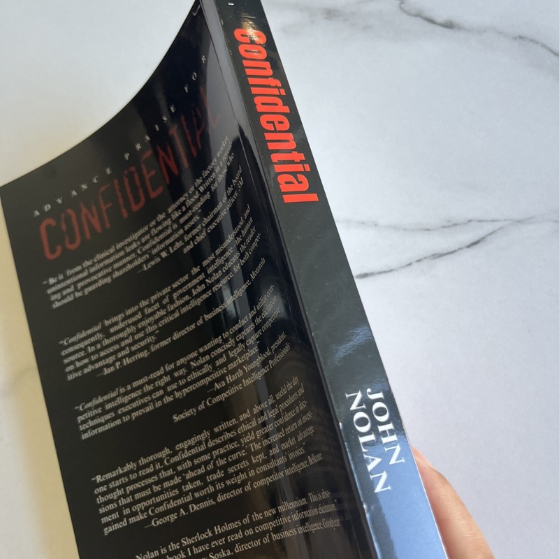 John Nolan CONFIDENTIAL: BUSINESS SECRETS, GETTING THEIRS, Brand New , Reprint gallery