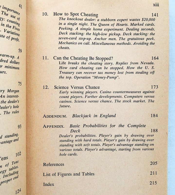 Beat The Dealer By Edward O. Thorp 1966 21 Twenty One Gambling Game Instructions gallery