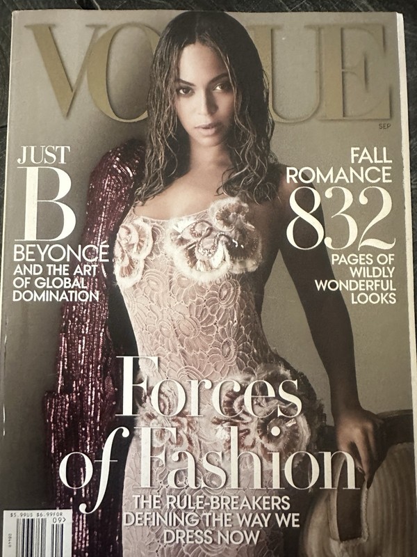 VOGUE MAGAZINE September 2015 Beyonce 832 page Fall/Winter Fashion Edition Ads