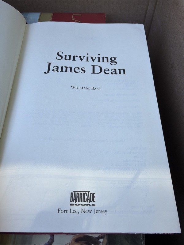 Surviving James Dean William Bast 2006 Hardcover First Printing Biography Book⁠ gallery
