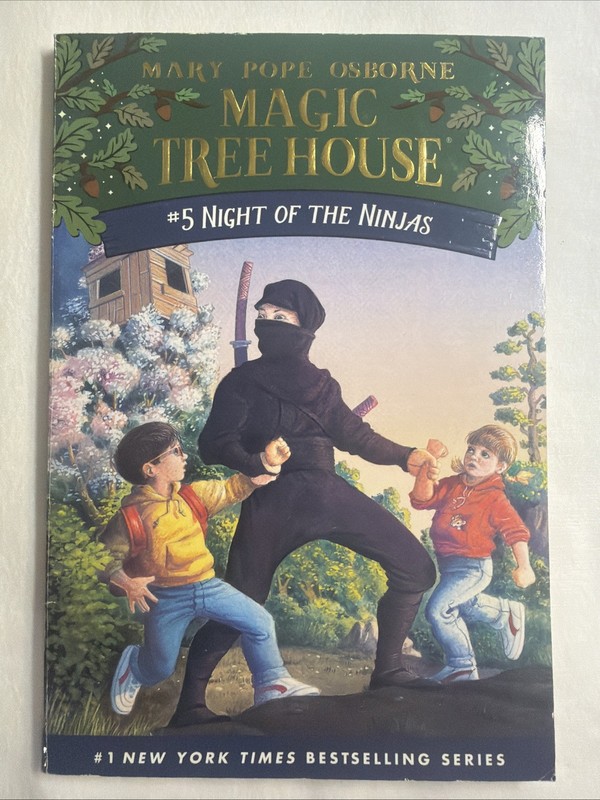 Magic Tree House #5 Night of the Ninjas by Mary Pope Osborne (1995 Paperback)