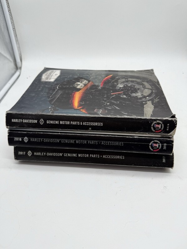 2015 2016 2017 Harley Davidson Genuine Motor Parts & Catalog Accessories Books