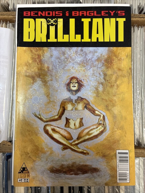 Brilliant #2 1:25 David Mack Variant Icon Comics 2012 Sent In A Cardboard Mailer