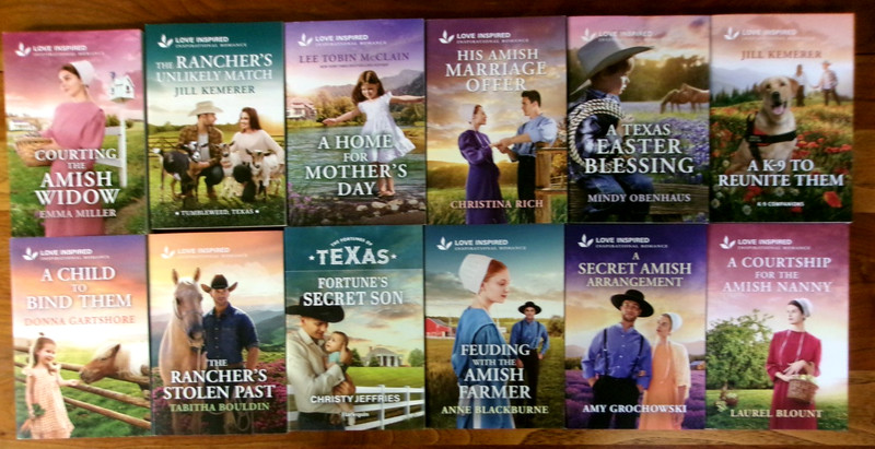 New Lot of 12 Harlequin Love Inspired Books March April May 2026