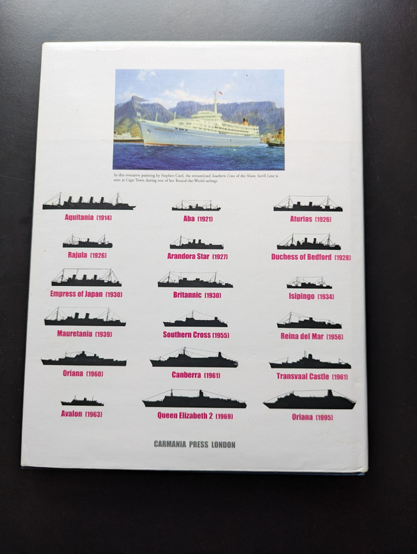 Favourite British Liners Anthony Cooke Carmania Press 2011 Maritime Book Scarce gallery