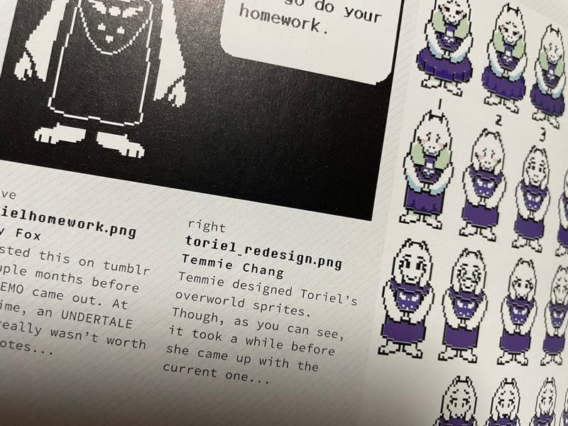 Undertale Art Book English Version, Game Guide, Slight Wear, Artwork Collection gallery