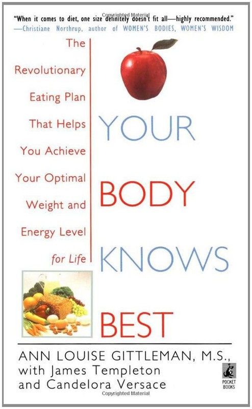 Your Body Knows Best – mass market paperback Gittleman, Ann Louise