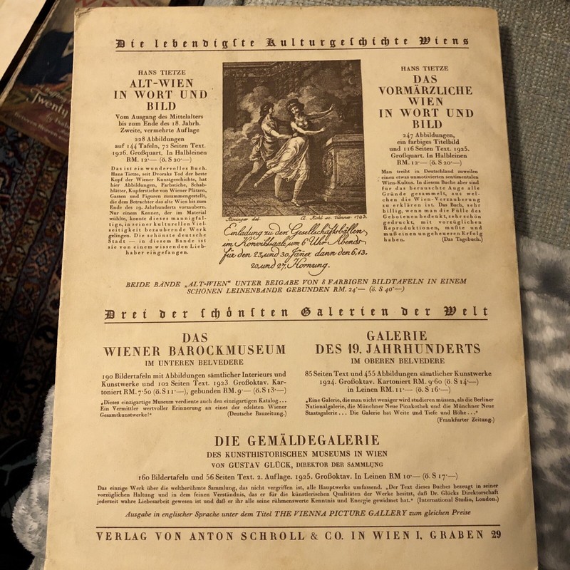 WIEN English Edition Magazine German Vienna in 264 Pictures Early 20th Century gallery