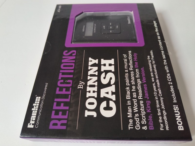 Franklin JCV-600 Scripture Reflections By Johnny Cash MP3 Player + 2 Bonus CDs gallery