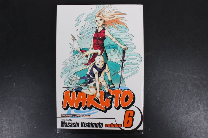 Naruto Vol 6 The Forest of Death Masashi Kishimoto Manga Shonen Jump 2008 VIZ VG