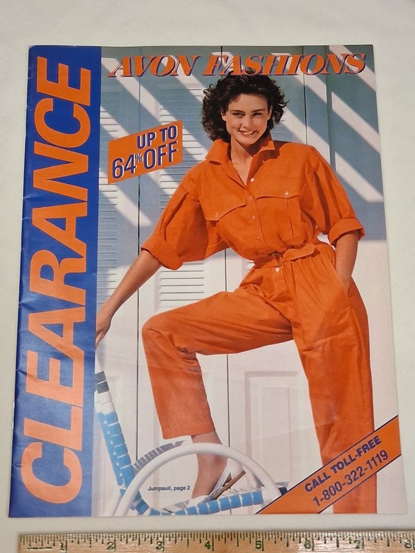 1988 Avon Clearance Swimsuit Catalog Bikini Summer Beach Western Lingerie Shoes