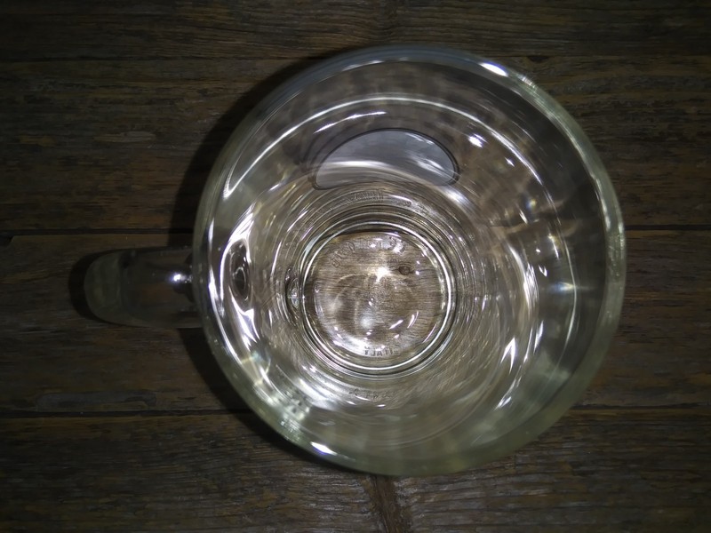 BEER Makes Me Happy Glass Mug with Handle - Thick & Heavy & Made in Italy - 16oz gallery