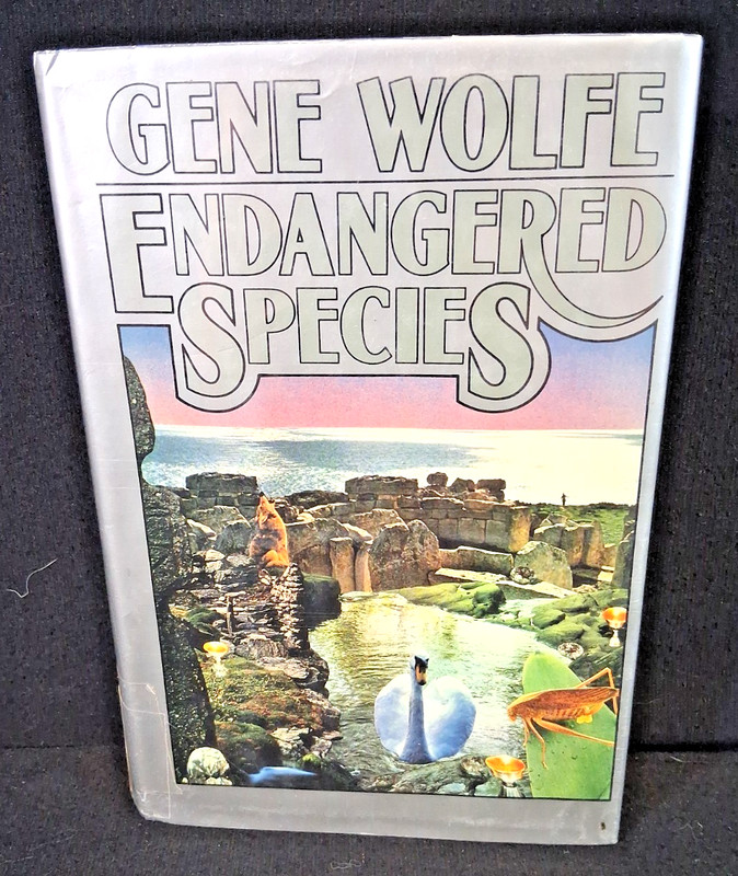 Endangered Species Hardcover book Gene Wolf Vintage Ex Lib