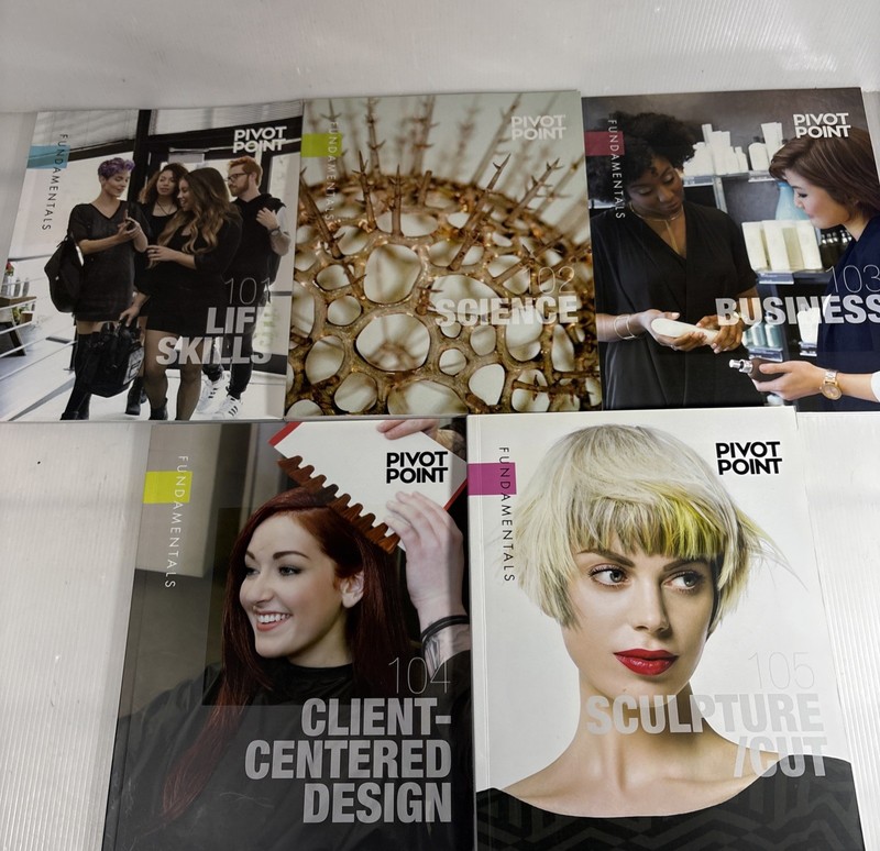 Pivot Point Fundamentals: Cosmetology Books Lot Of 12 (101-113 Missing 106) gallery