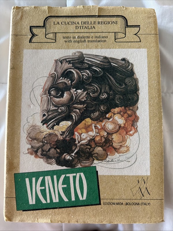 LA CUCINA DELLE REGIONI D’ITALIA VENETO In Italian AND English Rare Cookbook