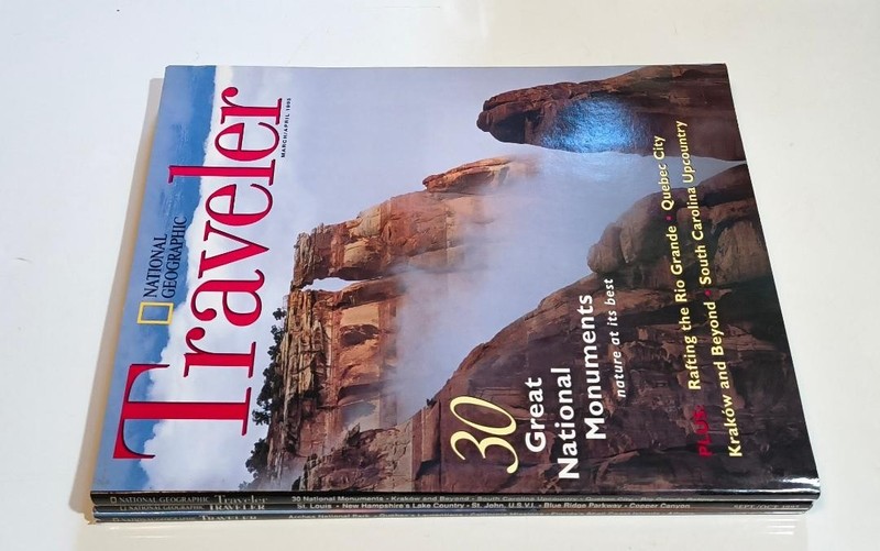 National Geographic Traveler Magazine's Lot of 3 Mixed Month's and Year's gallery