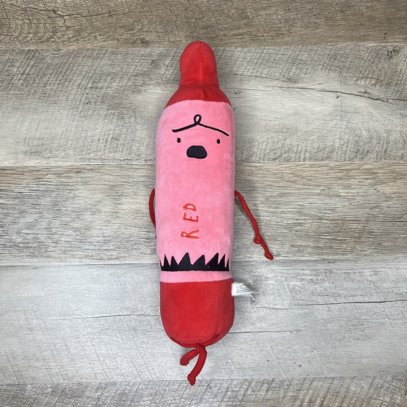 Drew Daywalt The Day the Crayons Quit Red Crayon 12” Plush Toy