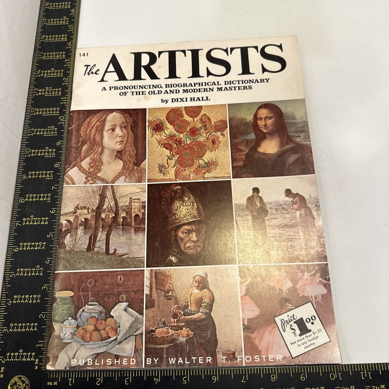 The Artists Biographical Dictionary Old Modern Masters Dixi Hall Book W. Foster