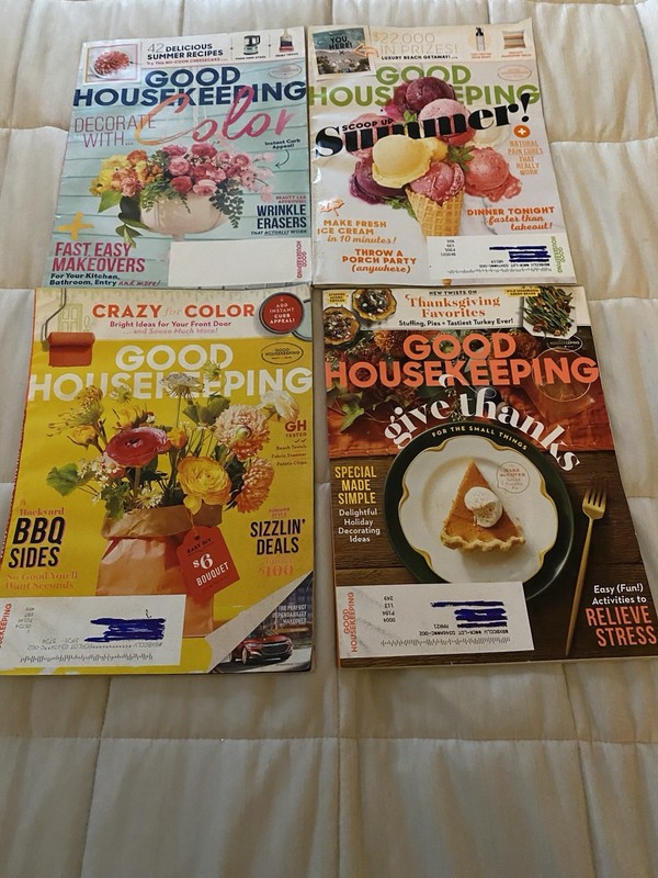Good Housekeeping, Magazines, Lot Of Seven 2018/2019/2020/2022/2023
